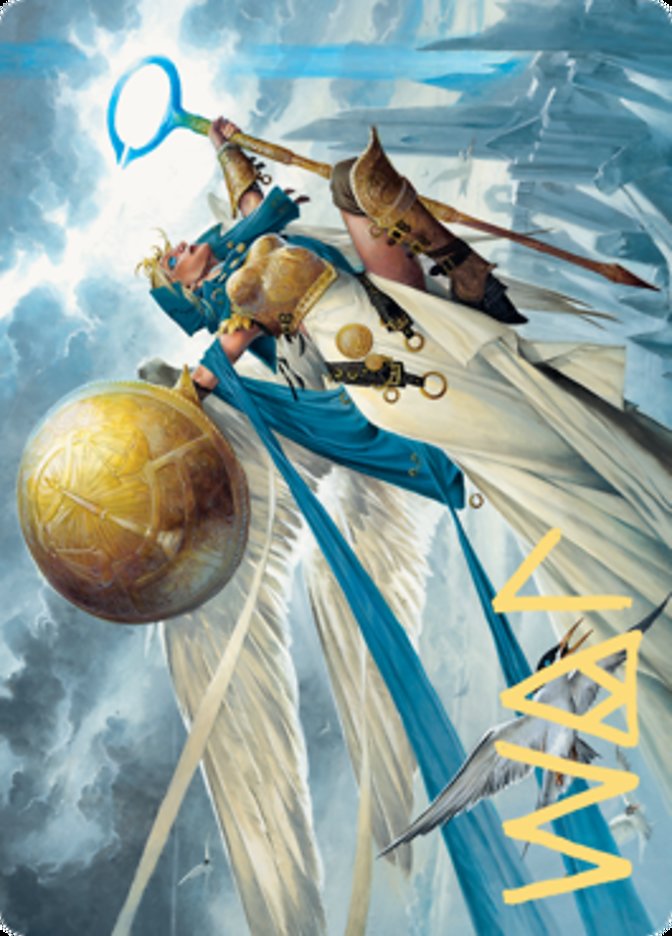 Linvala, Shield of Sea Gate Art Card (Gold-Stamped Signature) [Zendikar Rising Art Series] | L.A. Mood Comics and Games