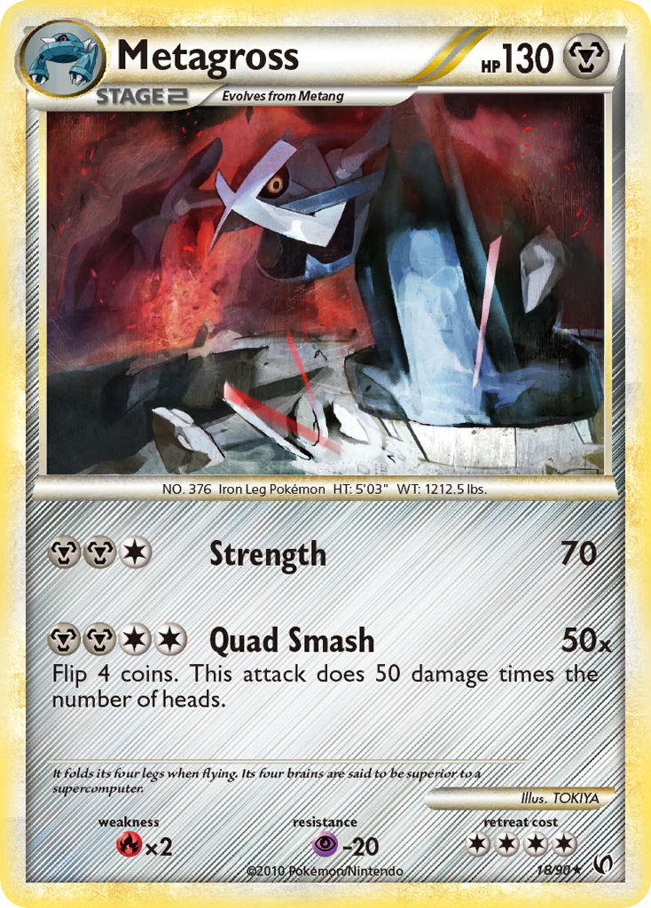 Metagross (18/90) [HeartGold & SoulSilver: Undaunted] | L.A. Mood Comics and Games
