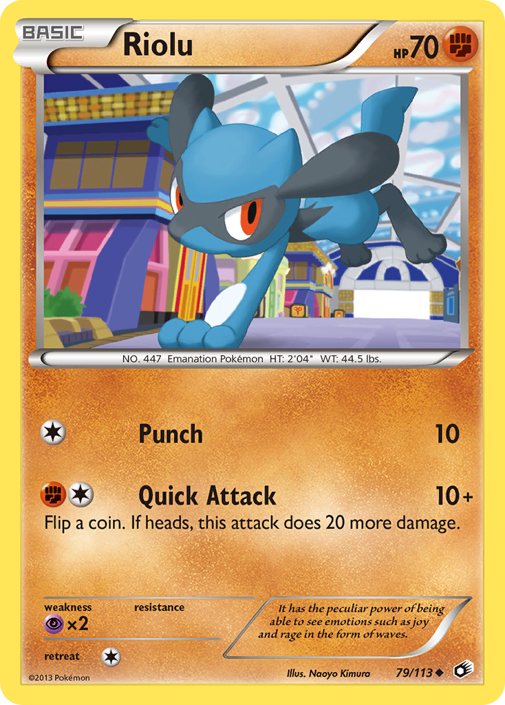 Riolu (79/113) [Black & White: Legendary Treasures] | L.A. Mood Comics and Games