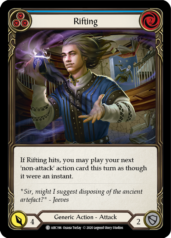 Rifting (Blue) [U-ARC196] (Arcane Rising Unlimited)  Unlimited Normal | L.A. Mood Comics and Games