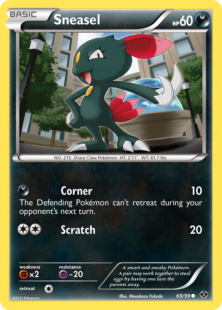 Sneasel (69/99) [Black & White: Next Destinies] | L.A. Mood Comics and Games