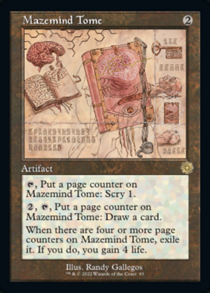 Mazemind Tome (Retro Schematic) [The Brothers' War Retro Artifacts] | L.A. Mood Comics and Games