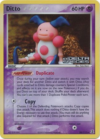 Ditto (38/113) (Stamped) [EX: Delta Species] | L.A. Mood Comics and Games