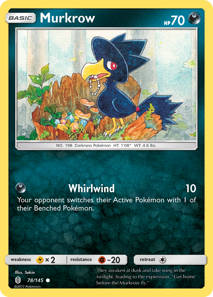 Murkrow (78/145) [Sun & Moon: Guardians Rising] | L.A. Mood Comics and Games