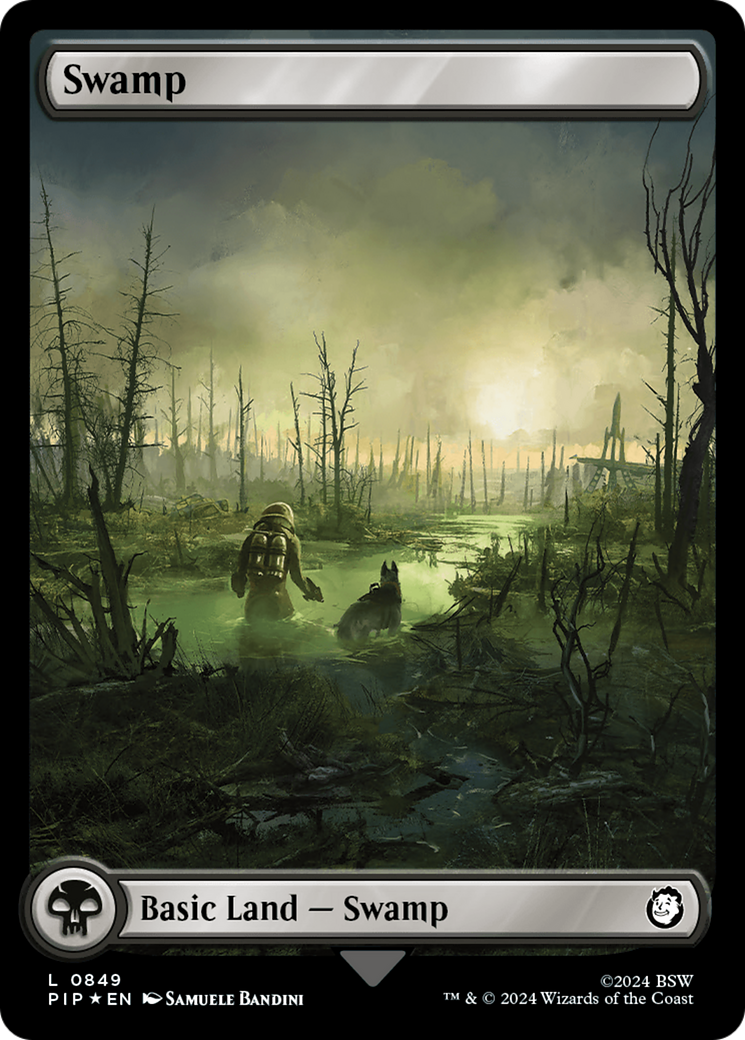 Swamp (0849) (Surge Foil) [Fallout] | L.A. Mood Comics and Games