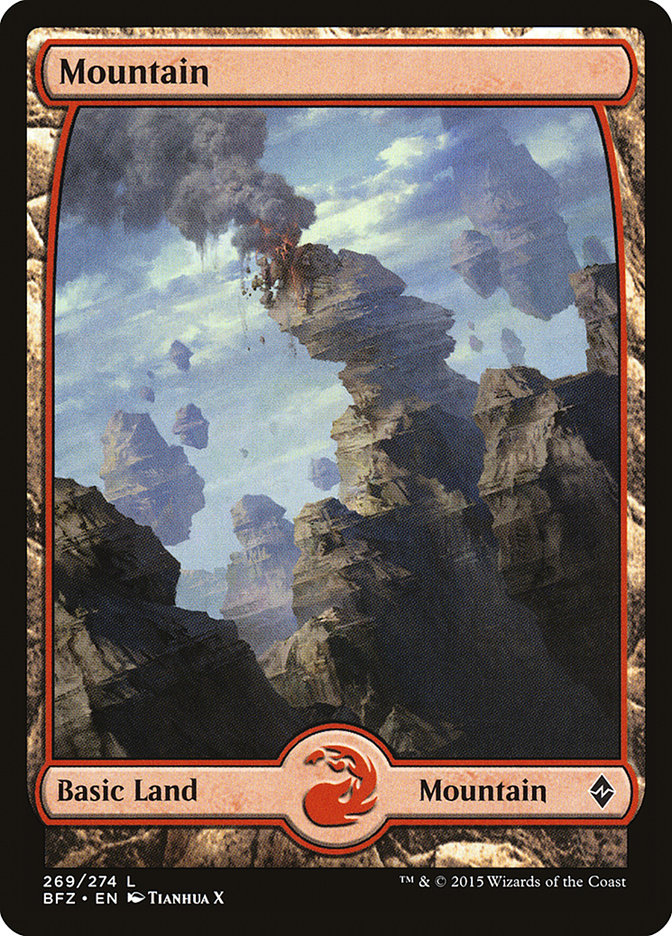 Mountain (269) (Full Art) [Battle for Zendikar] | L.A. Mood Comics and Games