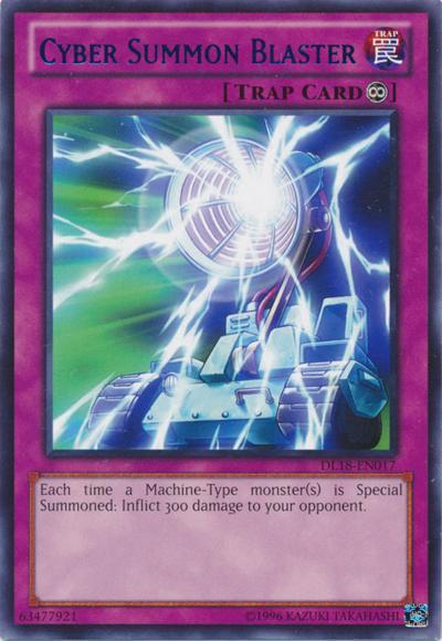 Cyber Summon Blaster (Purple) [DL18-EN017] Rare | L.A. Mood Comics and Games