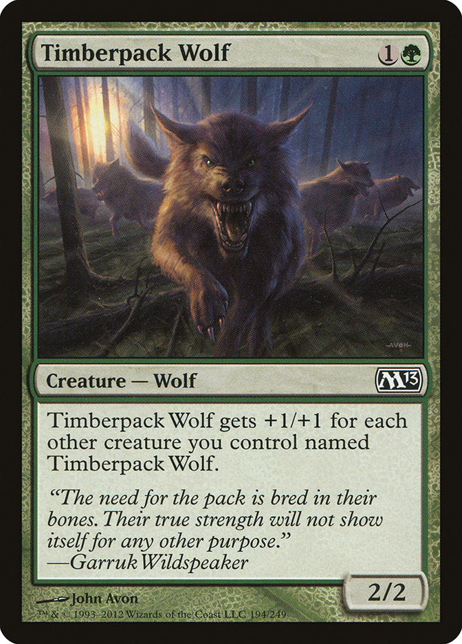 Timberpack Wolf [Magic 2013] | L.A. Mood Comics and Games