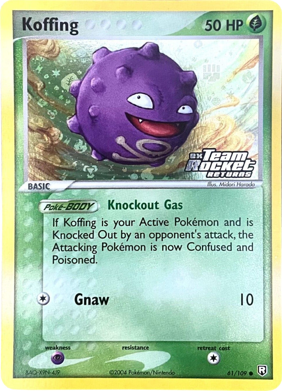 Koffing (61/109) (Stamped) [EX: Team Rocket Returns] | L.A. Mood Comics and Games