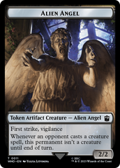 Alien Angel // Food (0025) Double-Sided Token [Doctor Who Tokens] | L.A. Mood Comics and Games