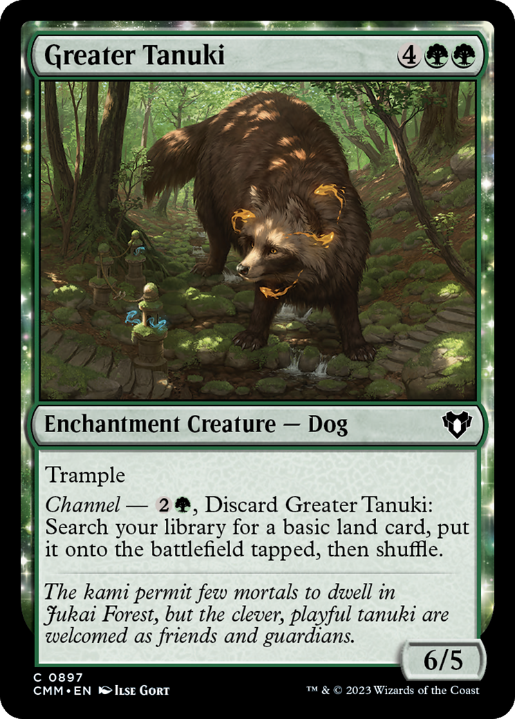 Greater Tanuki [Commander Masters] | L.A. Mood Comics and Games