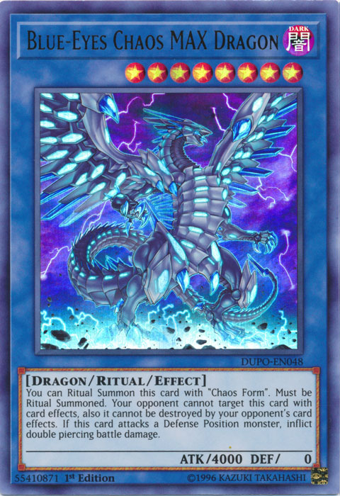 Blue-Eyes Chaos MAX Dragon [DUPO-EN048] Ultra Rare | L.A. Mood Comics and Games