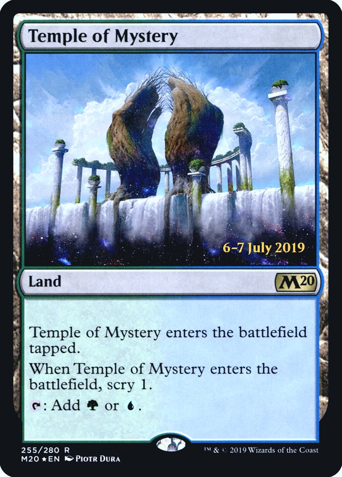 Temple of Mystery [Core Set 2020 Prerelease Promos] | L.A. Mood Comics and Games