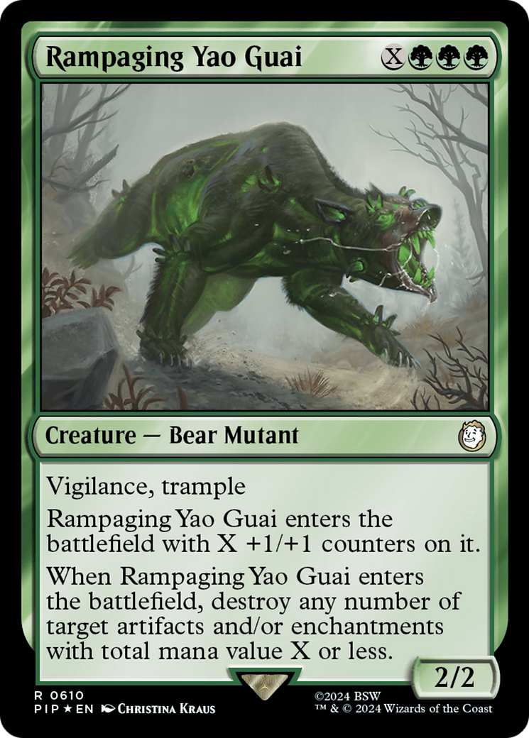 Rampaging Yao Guai (Surge Foil) [Fallout] | L.A. Mood Comics and Games
