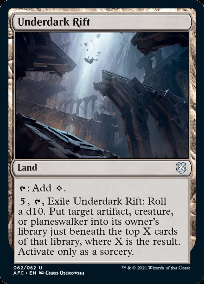 Underdark Rift [Dungeons & Dragons: Adventures in the Forgotten Realms Commander] | L.A. Mood Comics and Games