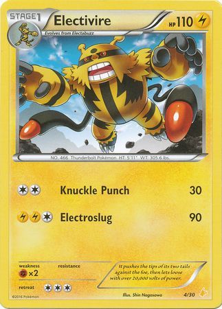 Electivire (4/30) [XY: Trainer Kit 3 - Pikachu Libre] | L.A. Mood Comics and Games