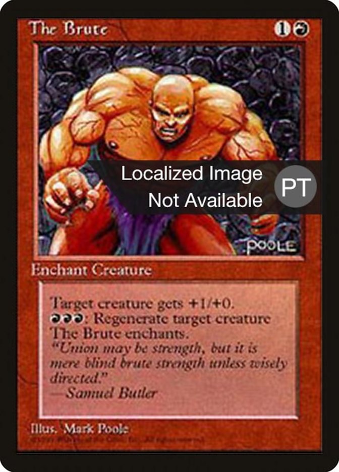 The Brute [Fourth Edition (Foreign Black Border)] | L.A. Mood Comics and Games