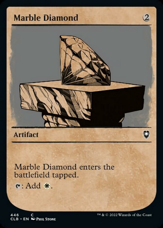 Marble Diamond (Showcase) [Commander Legends: Battle for Baldur's Gate] | L.A. Mood Comics and Games