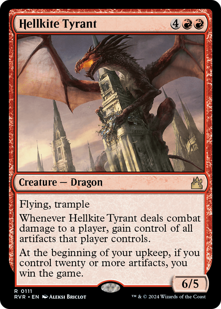 Hellkite Tyrant [Ravnica Remastered] | L.A. Mood Comics and Games