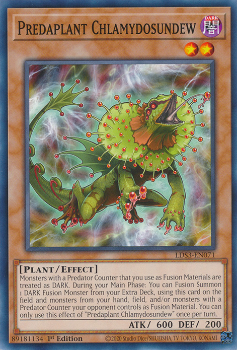 Predaplant Chlamydosundew [LDS3-EN071] Common | L.A. Mood Comics and Games