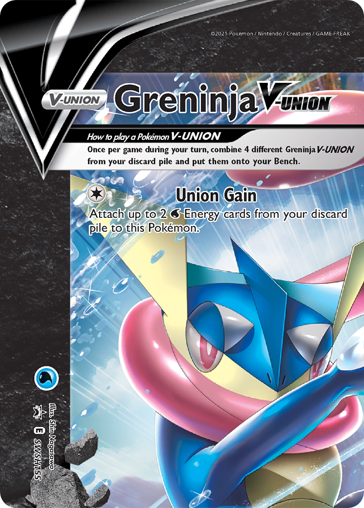 Greninja V-Union (SWSH155) [Sword & Shield: Black Star Promos] | L.A. Mood Comics and Games