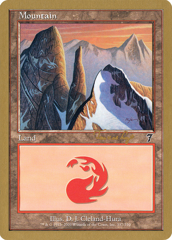 Mountain (337) (Tom van de Logt) [World Championship Decks 2001] | L.A. Mood Comics and Games