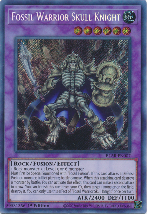 Fossil Warrior Skull Knight [BLAR-EN007] Secret Rare | L.A. Mood Comics and Games