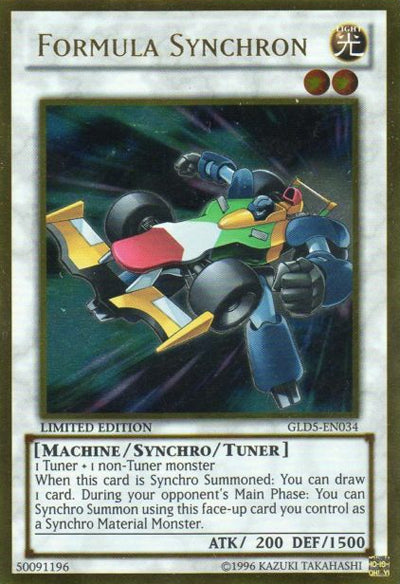 Formula Synchron [GLD5-EN034] Gold Rare | L.A. Mood Comics and Games