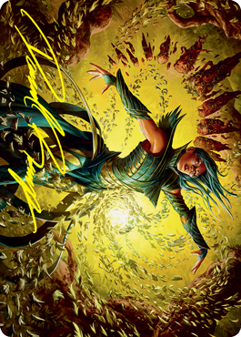 Dragonsguard Elite Art Card (Gold-Stamped Signature) (16/81) [Strixhaven: School of Mages Art Series] | L.A. Mood Comics and Games