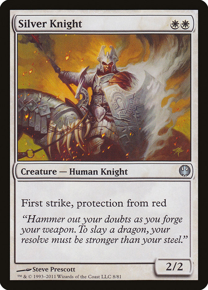 Silver Knight [Duel Decks: Knights vs. Dragons] | L.A. Mood Comics and Games