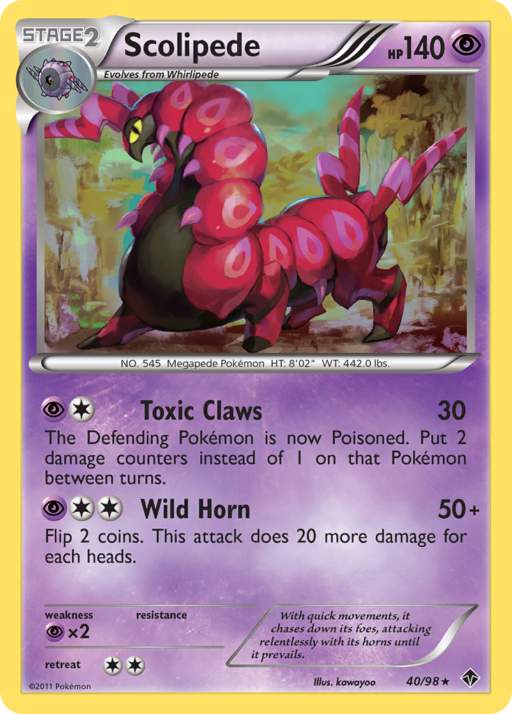 Scolipede (40/98) [Black & White: Emerging Powers] | L.A. Mood Comics and Games