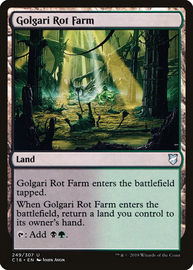 Golgari Rot Farm [Commander 2018] | L.A. Mood Comics and Games