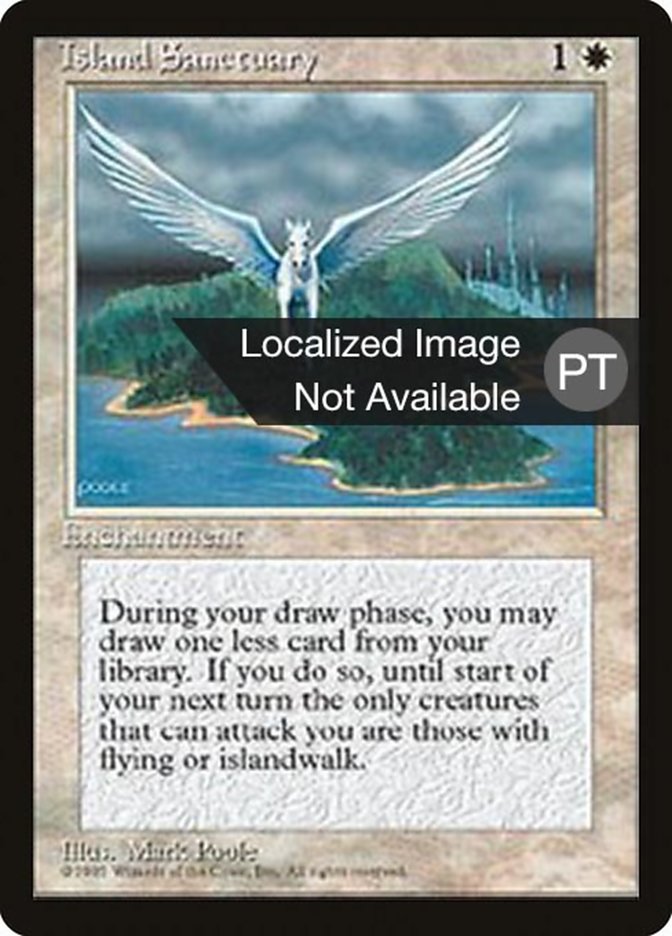 Island Sanctuary [Fourth Edition (Foreign Black Border)] | L.A. Mood Comics and Games