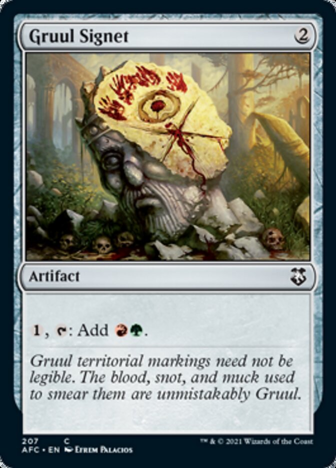 Gruul Signet [Dungeons & Dragons: Adventures in the Forgotten Realms Commander] | L.A. Mood Comics and Games