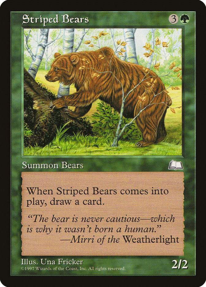 Striped Bears [Weatherlight] | L.A. Mood Comics and Games