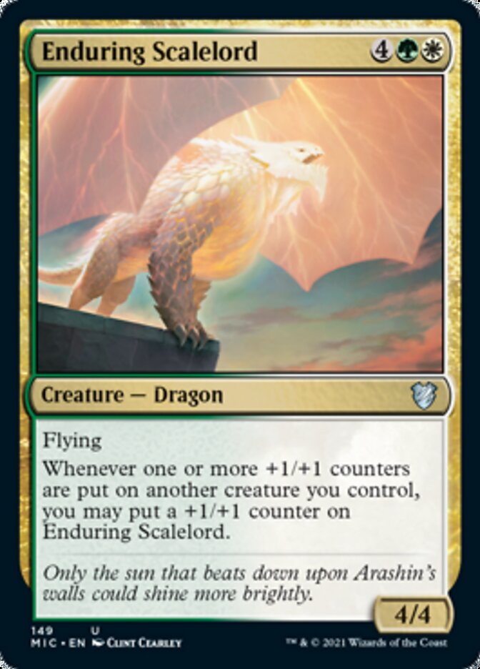 Enduring Scalelord [Innistrad: Midnight Hunt Commander] | L.A. Mood Comics and Games