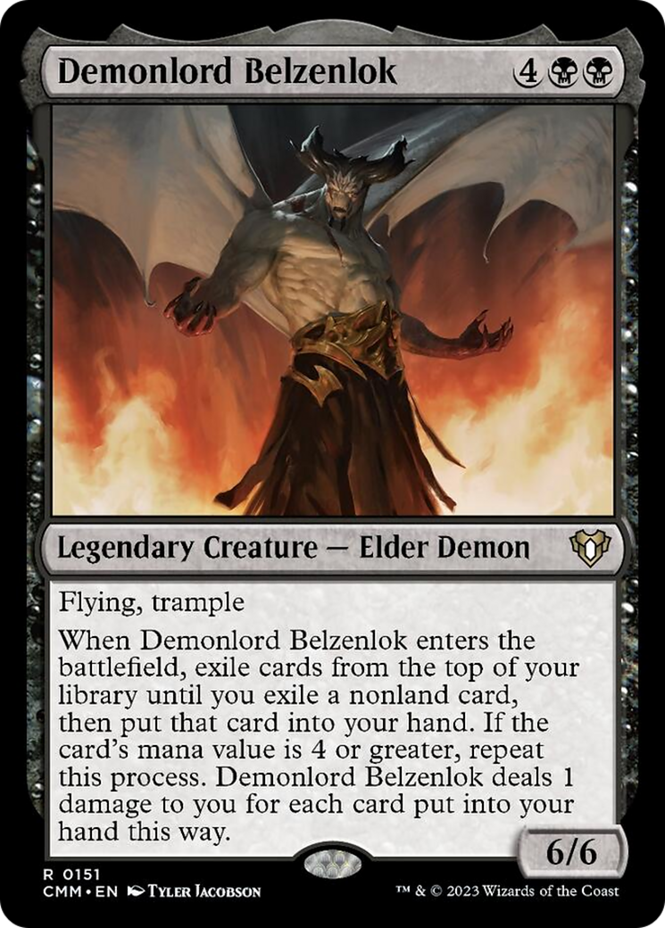 Demonlord Belzenlok [Commander Masters] | L.A. Mood Comics and Games