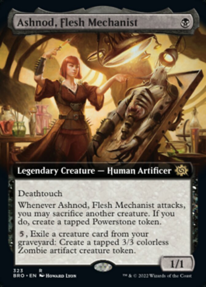 Ashnod, Flesh Mechanist (Extended Art) [The Brothers' War] | L.A. Mood Comics and Games