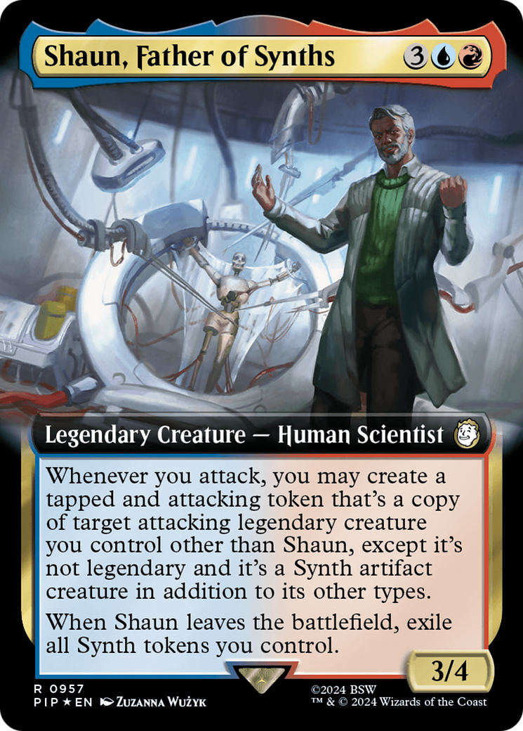 Shaun, Father of Synths (Extended Art) (Surge Foil) [Fallout] | L.A. Mood Comics and Games