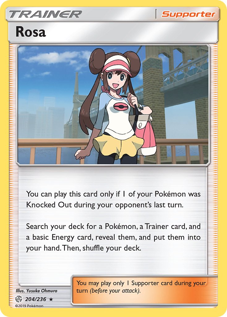 Rosa (204/236) (Theme Deck Exclusive) [Sun & Moon: Cosmic Eclipse] | L.A. Mood Comics and Games