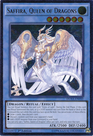 Saffira, Queen of Dragons (UTR) [DUEA-EN050] Ultimate Rare | L.A. Mood Comics and Games
