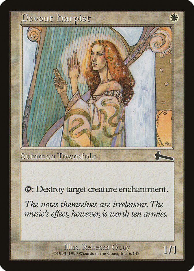 Devout Harpist [Urza's Legacy] | L.A. Mood Comics and Games