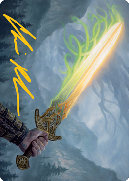 Sword of Hearth and Home Art Card (Gold-Stamped Signature) [Modern Horizons 2 Art Series] | L.A. Mood Comics and Games