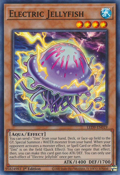 Electric Jellyfish [LED9-EN019] Super Rare | L.A. Mood Comics and Games