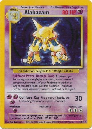 Alakazam (1/102) [Base Set Unlimited] | L.A. Mood Comics and Games