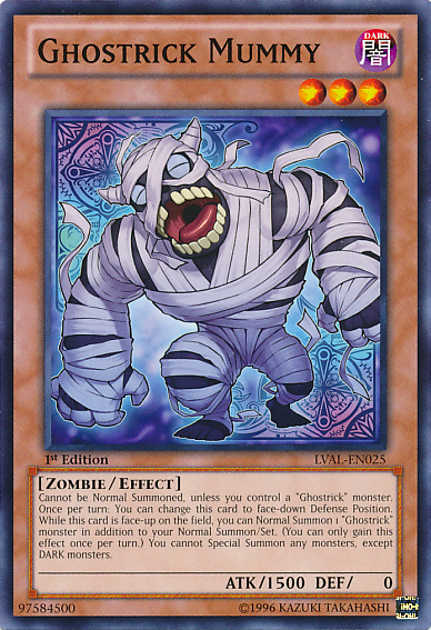 Ghostrick Mummy [LVAL-EN025] Common | L.A. Mood Comics and Games