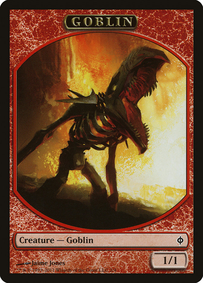 Goblin Token [New Phyrexia Tokens] | L.A. Mood Comics and Games