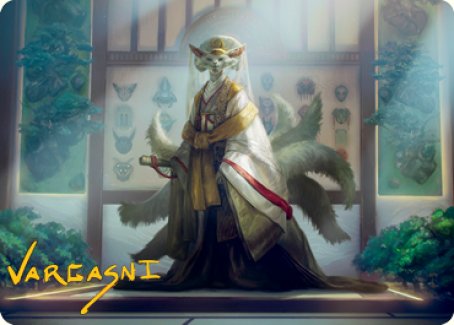 Light-Paws, Emperor's Voice Art Card (Gold-Stamped Signature) [Kamigawa: Neon Dynasty Art Series] | L.A. Mood Comics and Games
