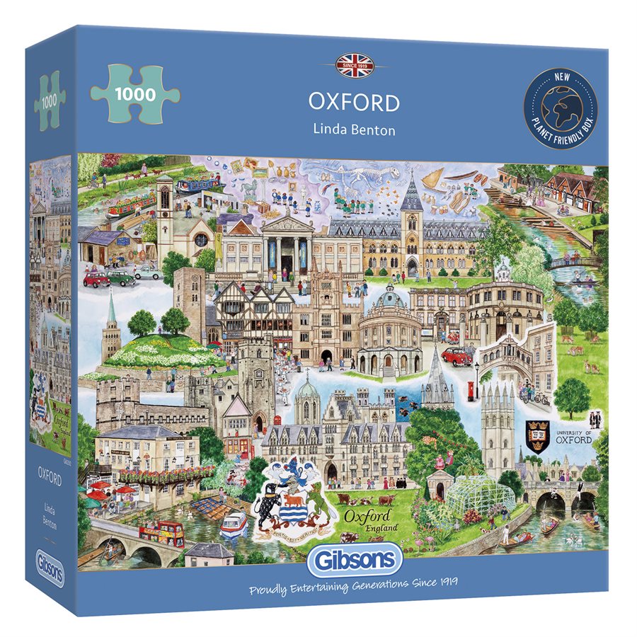 Puzzle 1000 Piece - Oxford | L.A. Mood Comics and Games