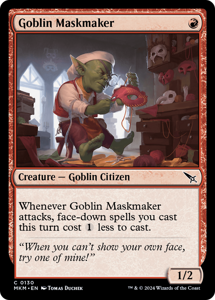 Goblin Maskmaker [Murders at Karlov Manor] | L.A. Mood Comics and Games